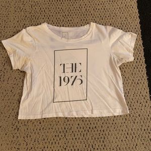 The 1975 cropped band tee. Size:Large